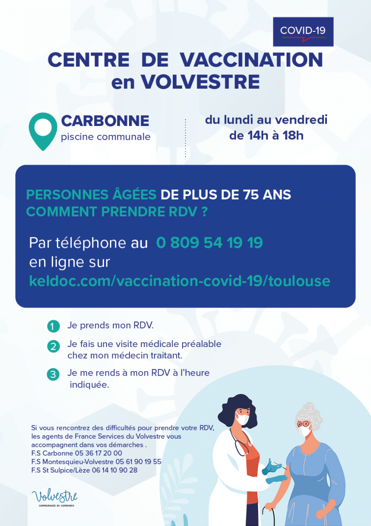 Centre vaccination Volvestre